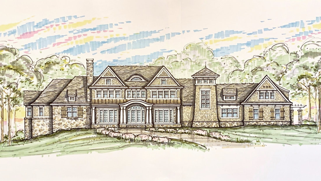 Shingle-Style Home, Bloomfield Hills, MI